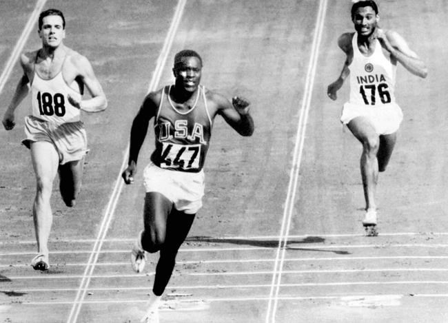 Rafer Johnson, 1960 Olympic decathlon 